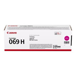 Canon 069H Cartouche Toner Original Haute Capacité Magenta pour i-SENSYS LBP673Cdw / MF754Cdw