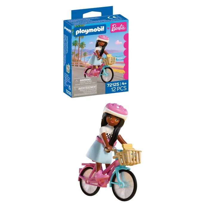 Playmobil Barbie Brooklyn avec bicyclette Playmobil Barbie Brooklyn avec bicyclette