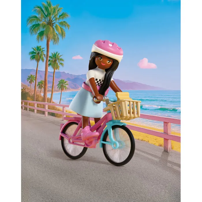 Playmobil Barbie Brooklyn avec bicyclette Playmobil Barbie Brooklyn avec bicyclette
