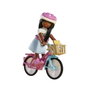 PLAYMOBIL Barbie Brooklyn 72125 Bicyclette Barbie Plage Malibu Poupée avec Casque et Accessoires Langue Espagnol