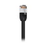 Ubiquiti UISP - Câble de brassage Ethernet extérieur Cat5e cuivre blindé (STP) 24 AWG avec fiches RJ-45 blindées, 5 mètres, noir, pour environnements difficiles