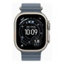 Apple Watch Ultra 3 grps + 49 mm Titanium Ocean Band Smartwatch GPS LTE Écran Retina LTPO3 OLED 3000 nits Capteurs Santé Sport Résistant Eau 100 m Autonomie 72 h