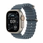 Apple Watch Ultra 3 GPS + Cellular 49mm Titane Naturel, Bracelet Ocean Bleu