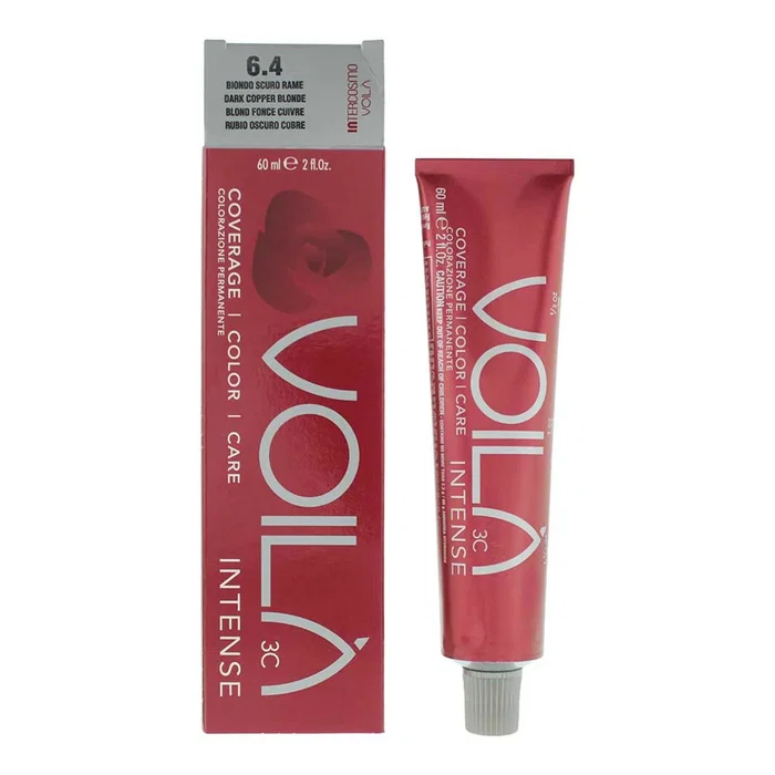 Intercosmo Voila 3C Intense Teinture permanente 6.4 Dark Copper Blonde