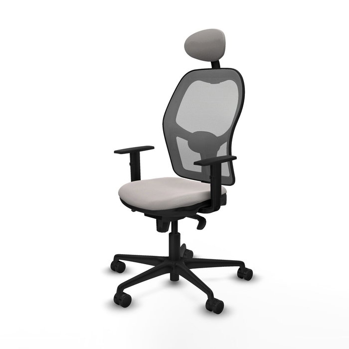 Piqueras y Crespo Chaise de Bureau avec Appui-tête 1D036N1 Blanc