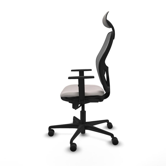 Piqueras y Crespo Chaise de Bureau avec Appui-tête 1D036N1 Blanc