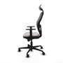 Piqueras y Crespo Chaise de Bureau avec Appui-tête 1D036N1 Blanc