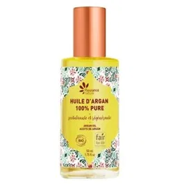 Fleurance Nature Huile d'Argan Pure Bio 50 ml - Anti-âge Visage Corps Cheveux