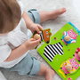 Goula Puzzle en bois Les 3 petits cochons - 4 pièces pivotantes grande taille 22 x 22 cm - Illustration Susana Hoslet - Jouet d'éveil pour enfant dès 12 mois