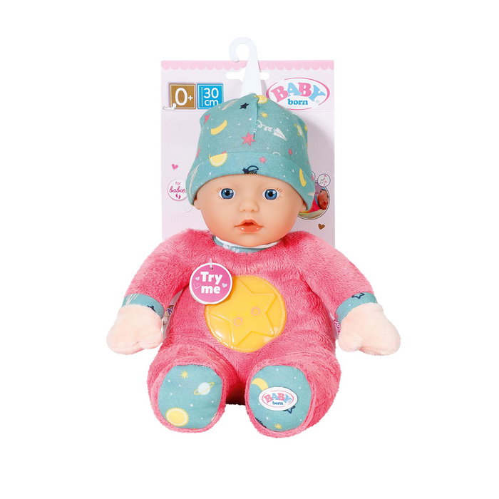 Zapf Creation Baby Born Sueña Conmigo - Peluche interactive 30cm pour bébé - Langues: anglais, français, italien, portugais, espagnol - Réf. 827864