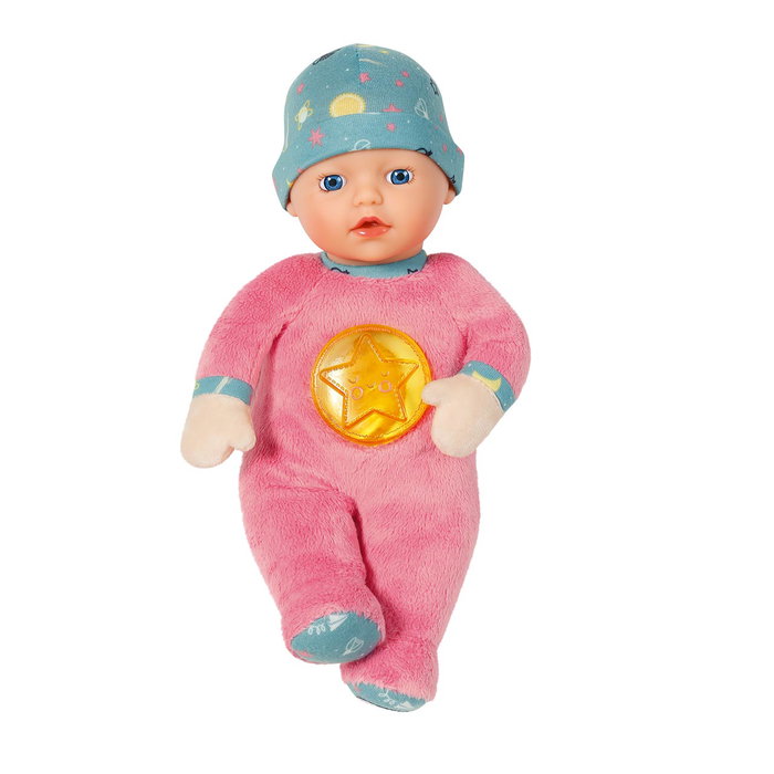 Zapf Creation Baby Born Sueña Conmigo - Peluche interactive 30cm pour bébé - Langues: anglais, français, italien, portugais, espagnol - Réf. 827864