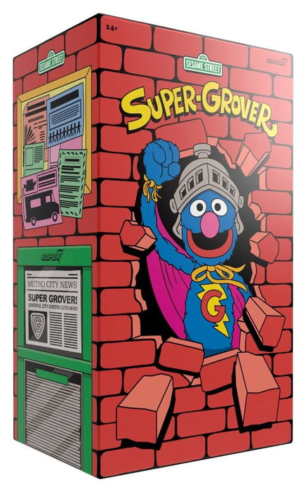 Super7 figurine Supersize Vinyl - Super Grover 36 cm