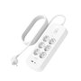 Belkin Multiprise Parasurtenseur 6 Prises avec USB-A et USB-C, 650J, 2m