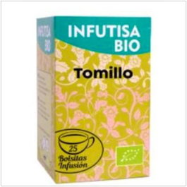 INFUTISA Tomillo 25Bolsitas Bio Infusion de Thym Biologique Sachets