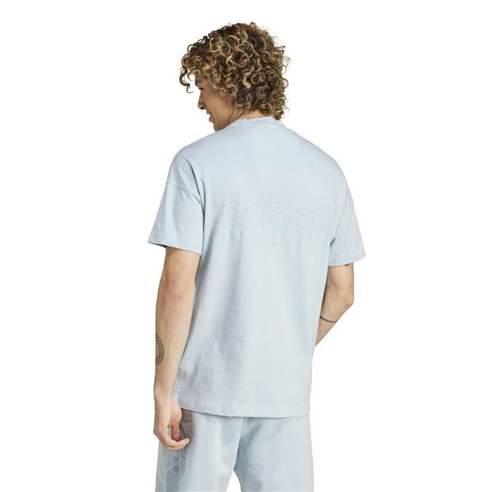 T-shirt à manches courtes homme Adidas All Szn Graphic Bleu