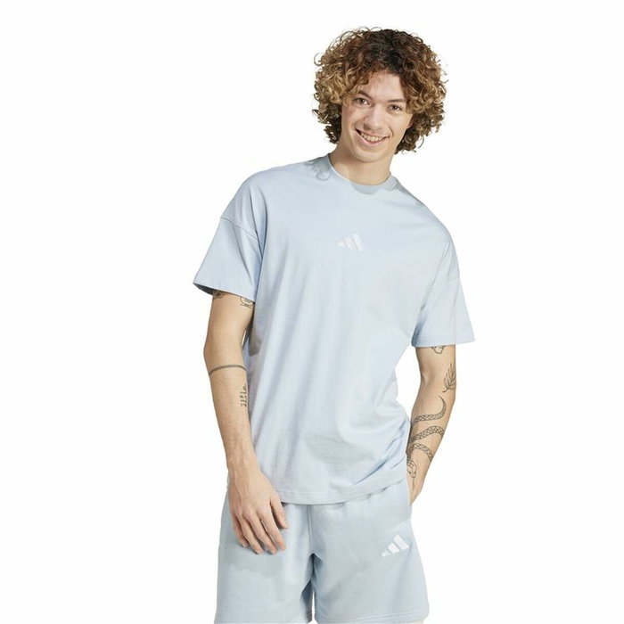 T-shirt à manches courtes homme Adidas All Szn Graphic Bleu