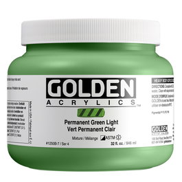 Golden Peinture Acrylique Heavy Body Vert lumière permanent 946 ml