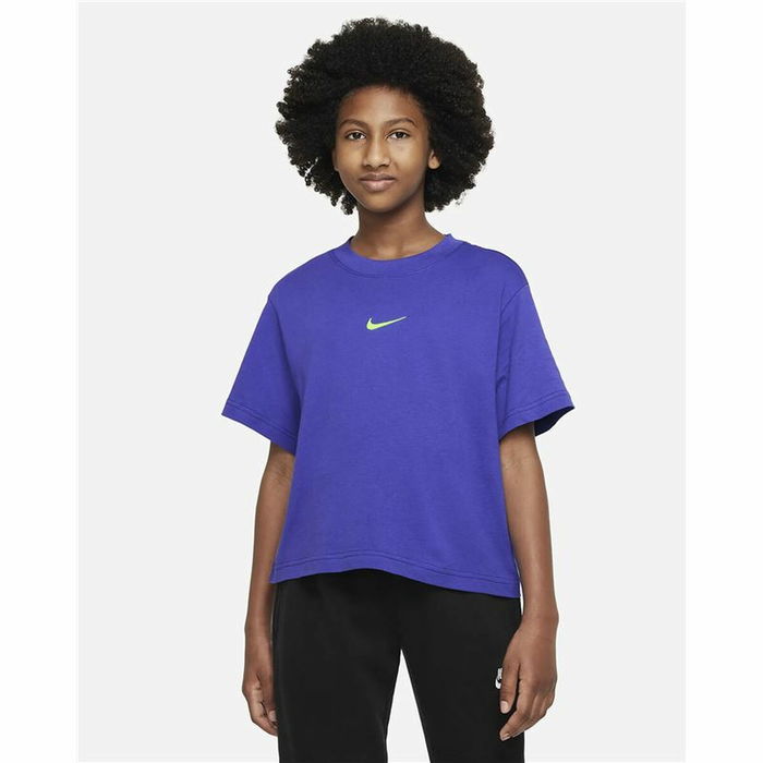 T shirt à manches courtes Enfant Nike Sportswear Bleu T shirt à manches courtes Enfant Nike Sportswear Bleu