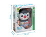 KioKids Jouet Pingouin Musical Bébé +12 Mois avec Couronne Lumineuse et Boutons Animaux Marins Sonores - Jouet d'Éveil Multicolor