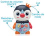 KioKids Jouet Pingouin Musical Bébé +12 Mois avec Couronne Lumineuse et Boutons Animaux Marins Sonores - Jouet d'Éveil Multicolor