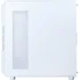 Zalman i3 NEO V2 I3NEOV2FRGBWH - Boîtier PC moyen tour ATX blanc avec façade mesh, ventilateurs RGB 4x120mm, port USB Type-C et verre trempé latéral