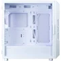 Zalman i3 NEO V2 I3NEOV2FRGBWH - Boîtier PC moyen tour ATX blanc avec façade mesh, ventilateurs RGB 4x120mm, port USB Type-C et verre trempé latéral