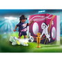 Playmobil 70875 Jouet Football avec Joueur et Mur de But, Version Multilingue (Anglais, Français, Allemand, Italien, Portugais, Espagnol), Âge Recommandé 4 ans et plus