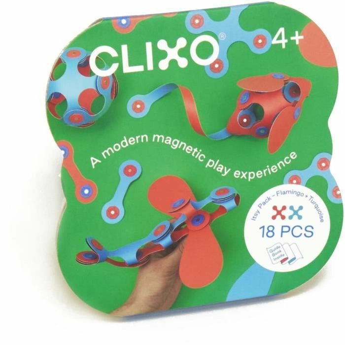 Gipsy Toys Itsy CLIXO - Flamingo/Turquoise Gipsy Toys Itsy CLIXO - Flamingo/Turquoise