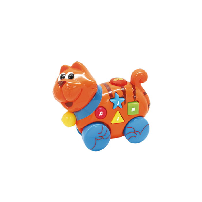 TACHAN - Jouet interactif animaux avec lumière et son, plusieurs sons et boutons faciles, 18 mois et plus, 65039