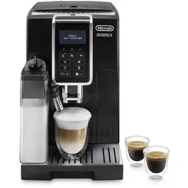 Delonghi ECAM 350.55.B Dinamica - Machine expresso automatique avec broyeur, écran tactile, One Touch Cappuccino, 4 boissons en accès direct, réservoir 300 g, Noir