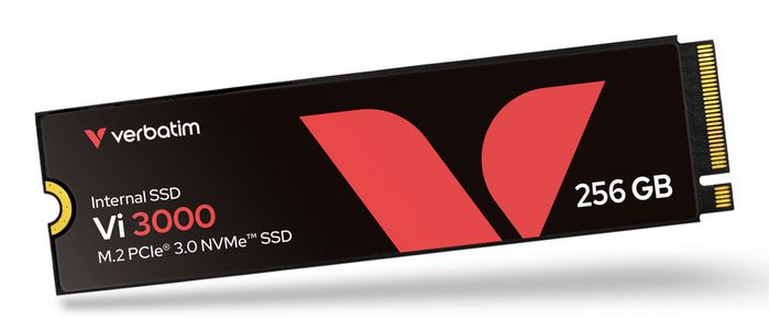 Verbatim Vi3000 M.2 PCIe NVMe SSD 256 Go Verbatim Vi3000 M.2 PCIe NVMe SSD 256 Go