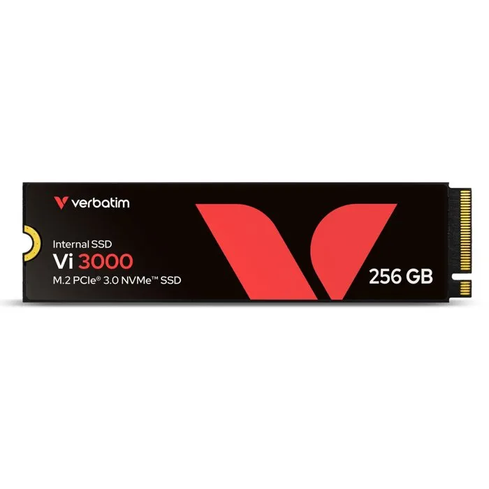 Verbatim Vi3000 256 Go SSD M.2 NVMe PCIe Verbatim Vi3000 256 Go SSD M.2 NVMe PCIe