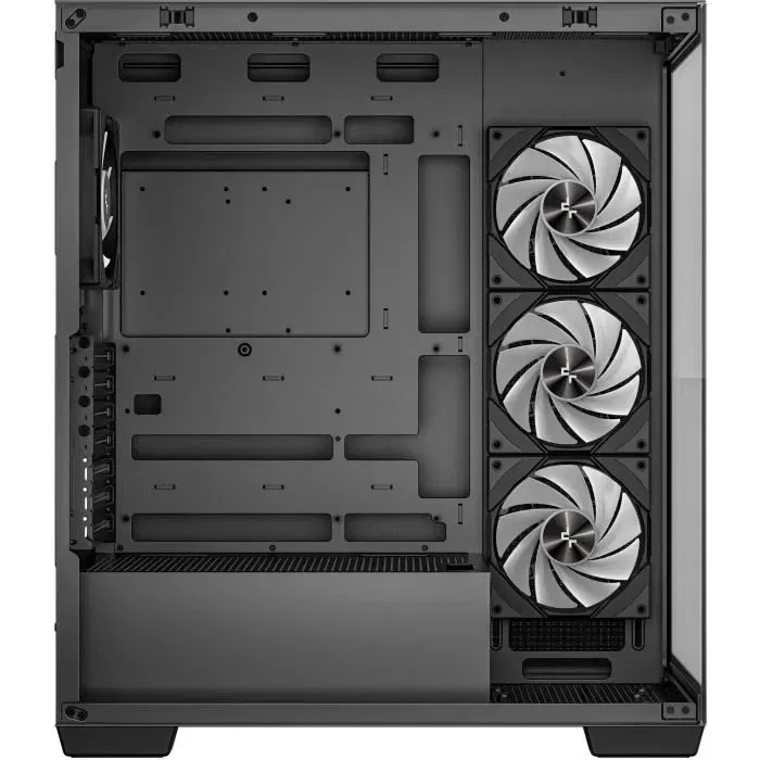 Deepcool CG580 4F Boitier Moyen Tour E-ATX Noir avec 4 Ventilateurs A-RGB Verre Trempé Type-C USB 3.0