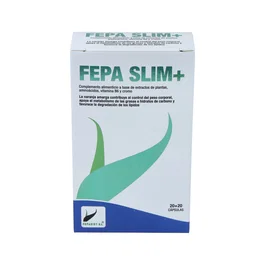 Fepadiet Fepa-Slim+ 20+20 Capsules Complément Alimentaire Minceur Café Vert, L-Carnitine, Chrome