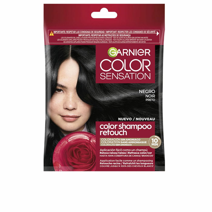 Garnier Color Sensation Color Shampoo Retouch 1.0-noir Garnier Color Sensation Color Shampoo Retouch 1.0-noir