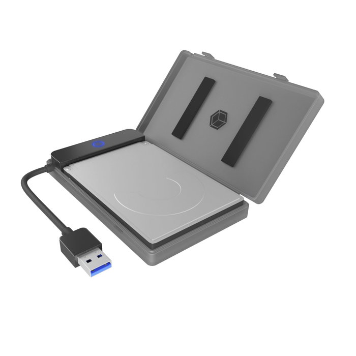 Icy ICY BOX IB-AC603b-U3 Adaptateur USB 3.2 pour 1x 2,5 pouces