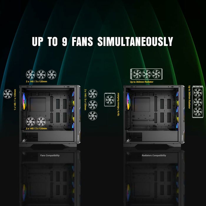 Boîtier ATX semi-tour Antec AX-1000 Noir