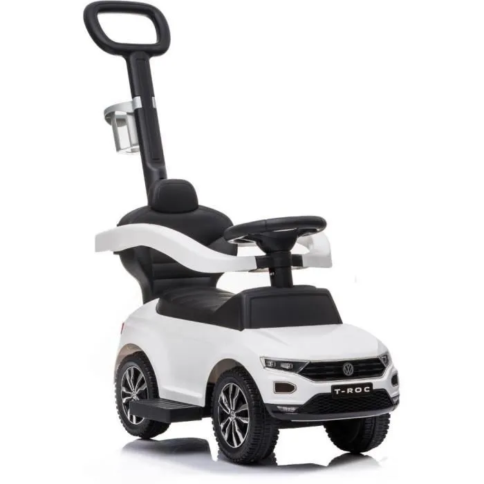 Buddy Toys BPC 5260 - Porteur enfant VW T-ROCK 3 en 1 avec rangement, sons et mélodies, idéal dès 2 ans, capacité de charge 25 kg