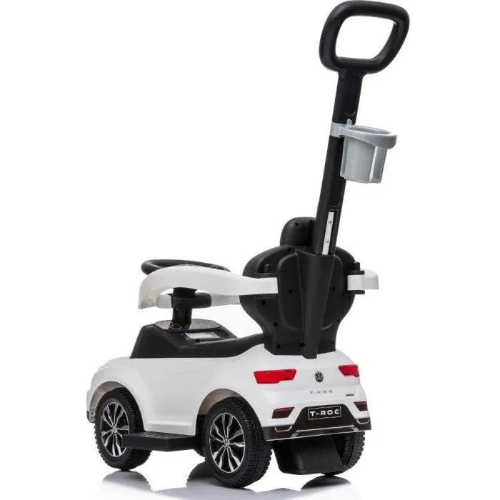 Buddy Toys BPC 5260 - Porteur enfant VW T-ROCK 3 en 1 avec rangement, sons et mélodies, idéal dès 2 ans, capacité de charge 25 kg