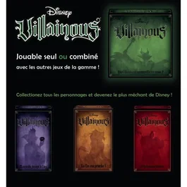 Ravensburger - Disney Villainous - Jeu de société de stratégie immersif - Incarnez un méchant Disney - 2 à 6 joueurs - À partir de 10 ans