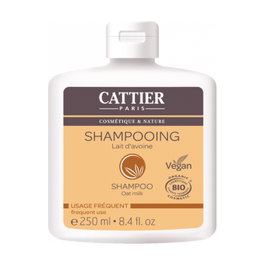 Cattier Shampooing à l'usage fréquent au lait d'avoine 250ml