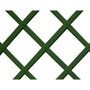 Faura Treille en plastique profil de lattes Vert 1 x 2 m