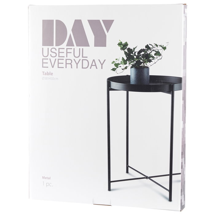 Day Mesa D.38 H.50 CM NEGRA