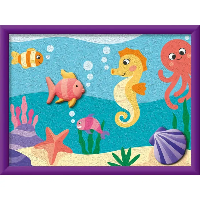 Ravensburger 12023234 - Kit de peinture par numéros CreArt Kids - Tableau Océan avec cadre 18x24cm - Edition plâtre - Pinceau et peintures inclus - A partir de 9 ans Ravensburger 12023234 - Kit de peinture par numéros CreArt Kids - Tableau Océan avec cadre 18x24cm - Edition plâtre - Pinceau et peintures inclus - A partir de 9 ans