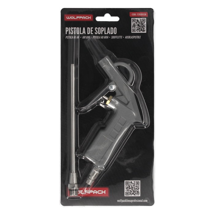 WOLFPACK LINEA PROFESIONAL Pistola soplado avec canule et adaptateur rapide WOLFPACK LINEA PROFESIONAL Pistola soplado avec canule et adaptateur rapide