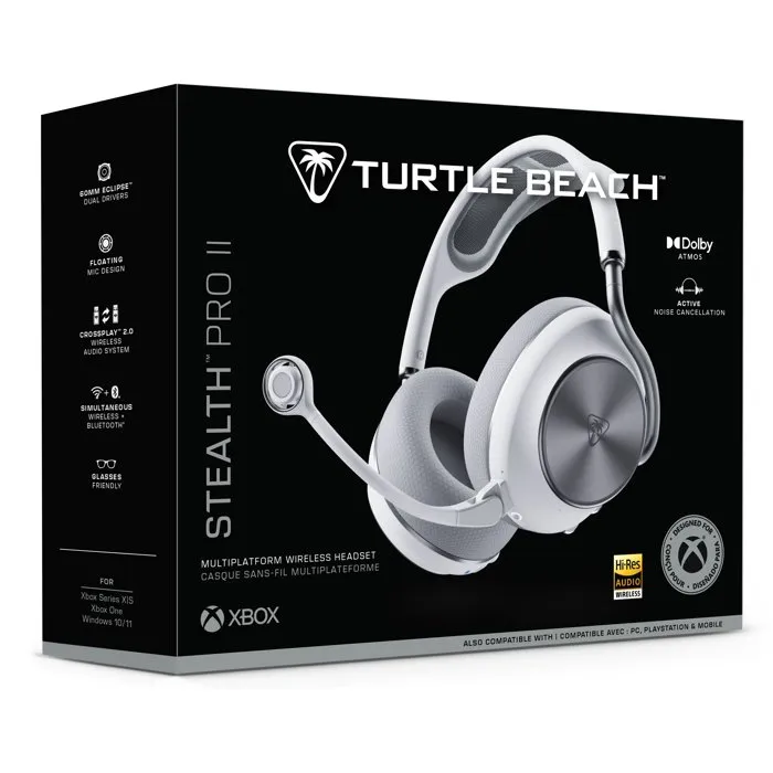 Turtle Beach Stealth Pro II - Casque gaming sans fil Hi-Res