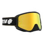 SPY Woot Race 25ème anniversaire Lunettes de moto Black Gold & Bronze Gold Mirror