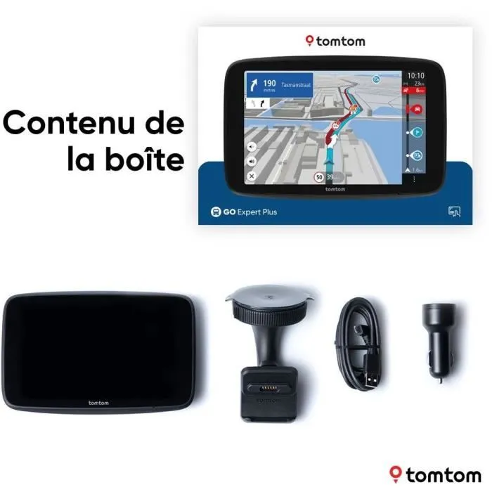 TomTom GO Expert 6 Plus - GPS pour Poids Lourd, Bus, Voiture - Planification d'Itinéraires - TomTom Traffic - Cartes Monde via Wi-Fi