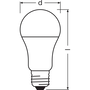 Ledvance/Osram Ampoule LED Classic E27 10W 1055 Lumen 2700K Blanc Chaud IP20, Non Dimmable
