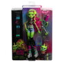 Poupée Monster High Venus McFlytrap HRP81 Mattel avec accessoires (mochila, gafas de sol, iCoffin) et son chat Chewlian - Jeu d'imagination pour enfants dès 4 ans